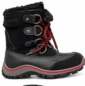 PAJAR CANADA WATERPROOF SHERPA LINED WINTER BOOTS BLACK WOMENS 8-8.5